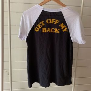 Get Off My Back Ringer Tee
